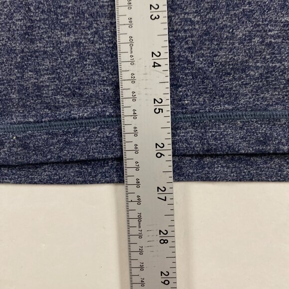 Rhone Reign Long Sleeve Shirt Men's Medium Gray Blue Heather Performance Workout - Picture 9 of 9